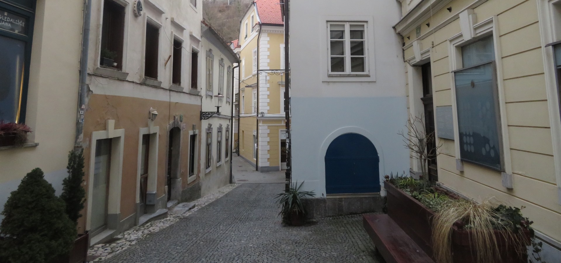 Historic lanes in Ljubljana’s old Jewish Quarter